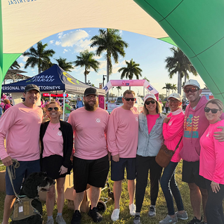 The Cool Today group at the Making Strides Against Breast Cancer Walk